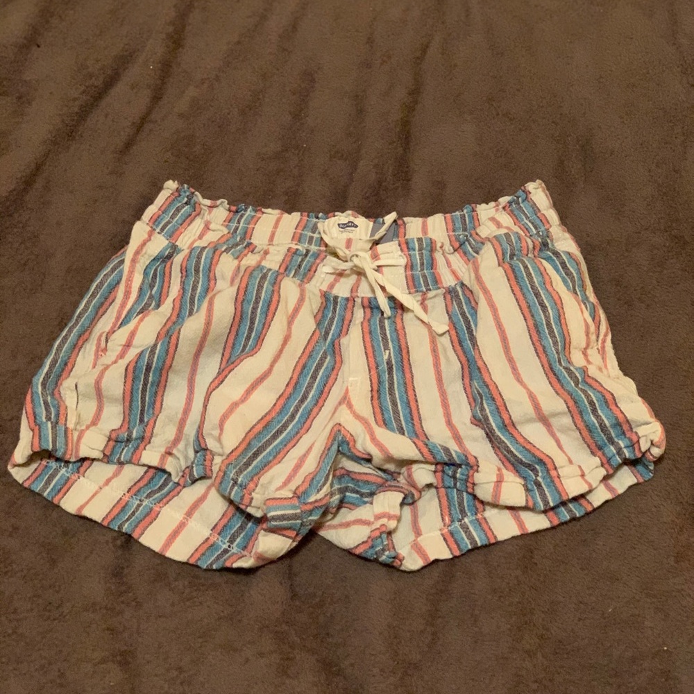 Striped old navy shorts